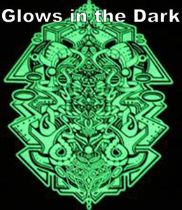 Stephen Kruse Glow in the Dark Tshirt Black includes FREE MINI BLACK LIGHT