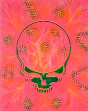 Stealie Medium 1 Glow in the Dark Original Canvas 11x14" INCLUDES (2) FREE Purple Laser Pointer w/ Starry Tip