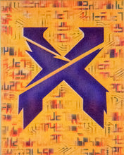 Head Banger 2 Medium Glow in the Dark Original Canvas 11x14" INCLUDES (2) FREE Purple Laser Pointer w/ Starry Tip