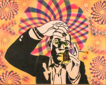 Fear and Loathing 2 Glow in the Dark Original Canvas 11x14" INCLUDES (2) FREE Purple Laser Pointer w/ Starry Tip