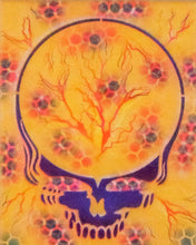 Stealie-1 Small Glow in the Dark Original Canvas 8x10" INCLUDES (1) FREE Purple Laser Pointer w/ Starry Tip