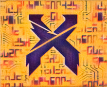 Head Banger Small Glow in the Dark Original Canvas 8x10" INCLUDES (1) FREE Purple Laser Pointer w/ Starry Tip