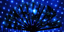 Clack Fans ALL OVER GLOW FAN- 3D Cubes Printed Design includes FREE Mini Black light