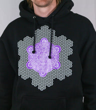 I Am Electric Glow in the Dark MENS HOODIE Black includes FREE MINI BLACK LIGHT