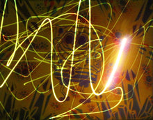 SpongeBob Hyph Pants Glow in the Dark Original Canvas 11x14" INCLUDES (2) FREE Purple Laser Pointer w/ Starry Tip