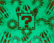 Tipper Mario Question Box Glow in the Dark Original Canvas 8x10" INCLUDES (1) FREE Purple Laser Pointer w/ Starry Tip