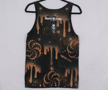 Bleach Art One of a Kind Wearable Art Small Unisex Tank w/ Free Black Light