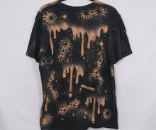 Bleach Art One of a Kind Wearable Art Large TShirt w/ Free Black Light