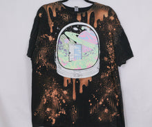 Bleach Art One of a Kind Wearable Art Extra-Large TShirt w/ Free Black Light