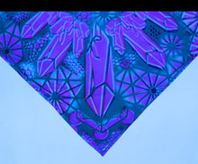 Hyphy Bandana Green MetaTrons Cube- Inside corner GLOWS includes FREE Mini Black Light