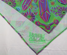 Hyphy Bandana Green MetaTrons Cube- Inside corner GLOWS includes FREE Mini Black Light