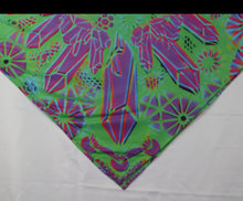 Hyphy Bandana Green MetaTrons Cube- Inside corner GLOWS includes FREE Mini Black Light