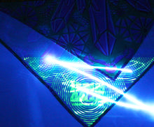 Hyphy Bandana Green MetaTrons Cube- Inside corner GLOWS includes FREE Mini Black Light