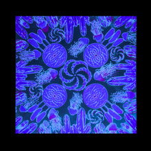 Matching Set UV REACTIVE Orange Bandana/Clack Fan SAVE $10 includes (2) Free Black Lights