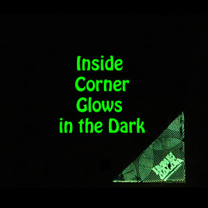 Hyphy Bandana Orange- I Dream of Jellies- Inside corner GLOWS includes FREE Mini Black Light