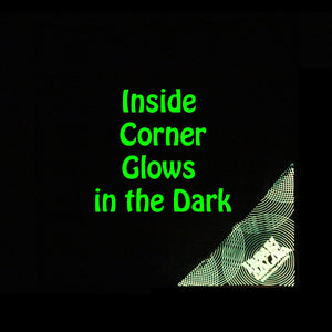 Hyphy Bandana Pink- Moon Phases- Inside corner GLOWS includes FREE Mini Black Light