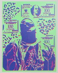 Glow in the Dark Art Print #10 Hyphy Biggie 2 SIZES includes free mini black light!!