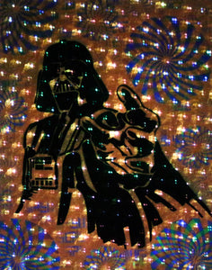 Hyphy Invader Glow in the Dark Original Canvas 16x20" INCLUDES (4) FREE Purple Laser Pointer