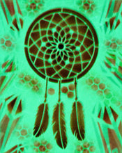 Hyphy Dream Catcher Glow in the Dark Original Canvas 8x10" INCLUDES (1) FREE Purple Laser Pointer w/ Starry Tip