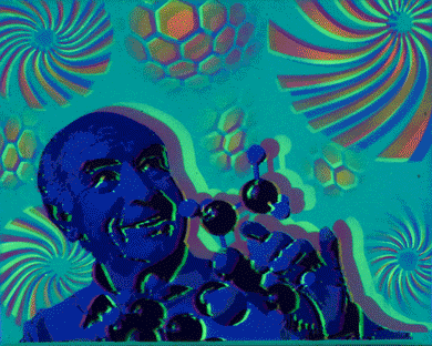 Hyphy Hoffman Glow in the Dark Original Canvas 8x10