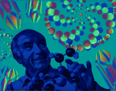 Hyphy Hoffman Glow in the Dark Original Canvas 8x10