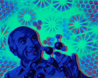 Hyphy Hoffman Glow in the Dark Original Canvas 8x10