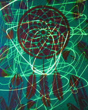 Hyphy Dream of Jellies-3 Glow in the Dark Original Canvas 16x20" INCLUDES (4) FREE Purple Laser Pointer