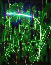 Hyphy Drip-5 Glow in the Dark Original Canvas 16x20" INCLUDES (4) FREE Purple Laser Pointer
