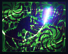 Glow in the Dark Art Print #11 Hyphy Dino 2 SIZES includes free mini black light!!