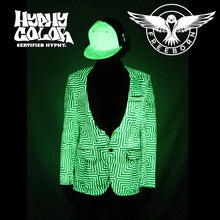Glow in the Dark Blazer made in INDIA by Freeborn Designs  Custom sizing available
