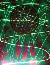 Hyphy Dreams of Jellies Glow in the Dark Original Canvas 11x14" INCLUDES (2) FREE Purple Laser Pointer w/ Starry Tip