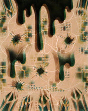 Hyphy Drip-4 Glow in the Dark Original Canvas 11x14" INCLUDES (2) FREE Purple Laser Pointer w/ Starry Tip