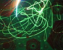 Hyphy Falcon-2 Glow in the Dark Original Canvas 11x14" INCLUDES (2) FREE Purple Laser Pointer w/ Starry Tip