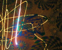 Hyphy Falcon Glow in the Dark Original Canvas 11x14" INCLUDES (2) FREE Purple Laser Pointer w/ Starry Tip