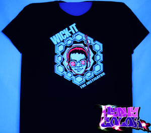 Wick-It The Instigator Official Hyphy Color Unisex Tank Top Black includes FREE LED MINI BLACK LIGHT