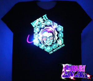 Wick-It The Instigator Official Hyphy Color Unisex Tank Top Black includes FREE LED MINI BLACK LIGHT