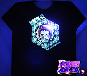 Wick-It The Instigator Official Hyphy Color Unisex Tank Top Black includes FREE LED MINI BLACK LIGHT