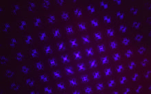 UV 5mw Purple Laser Pointer w/ Starry KALEIDOSCOPE TIP