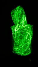 Glow in the Dark Hooded Vests w/FUR MADE TO ORDER