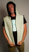 Glow in the Dark Hooded Vests w/FUR MADE TO ORDER