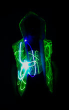 Glow in the Dark Hooded Vests w/FUR MADE TO ORDER