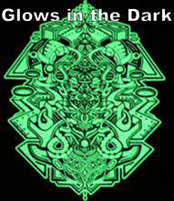 Stephen Kruse Glow in the Dark Unisex Tanks Black includes FREE MINI BLACK LIGHT