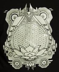 Totemical Glow in the Dark Unisex Tanks Black includes FREE MINI BLACK LIGHT
